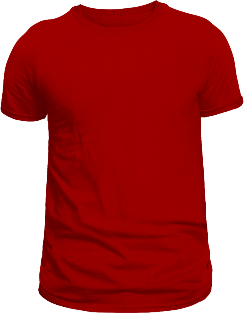red t-shirt mockup